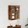 Image de Meuble Mural Bois Ancien 69,5 X 34 X 90 Cm Bois D'ingénierie Vidaxl