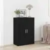 Image de Buffet Chêne Noir 60 X 31 X 84 Cm Bois D'ingénierie Vidaxl