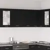 Image de Armoire Suspendue Avec Étagère Lyon Chêne Noir 80 X 31 X 60 Cm Vidaxl