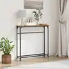 Image de Table Console Bois Ancien 75 X 19,5 X 75 Cm Bois D'ingénierie Vidaxl
