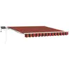 Image de Vidaxl auvent rétractable orange et marron 300 x 250 cm