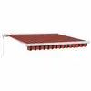 Image de Vidaxl auvent rétractable rouge et noir 300 x 250 cm