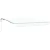 Image de Vidaxl auvent rétractable blanc 300 x 250 cm tissu et aluminium