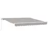 Image de Vidaxl auvent gris clair 300 x 250 x 165 cm polyester