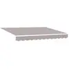 Image de Vidaxl auvent gris clair 300 x 250 x 165 cm polyester et aluminium