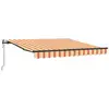 Image de Vidaxl auvent rétractable jaune et orange 350 x 250 cm