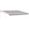 Image de Vidaxl auvent rétractable gris clair 350 x 250 cm