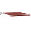Image de Vidaxl auvent rétractable orange et marron 400 × 300 cm tissu et acier