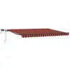 Image de Vidaxl auvent rétractable orange et marron 400 ×300 cm tissu