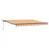 Image de Vidaxl tissu de auvent avec jaune et orange 400 × 300 cm polyester