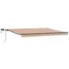 Image de Vidaxl auvent rétractable multicolore 400 ×300 cm tissu