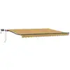 Image de Vidaxl auvent rétractable multicolore 400 × 300 cm tissu et aluminium