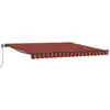 Image de Vidaxl auvent rétractable orange et marron 400 × 350 cm