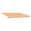 Image de Vidaxl auvent rétractable jaune et orange 400 ×350 cm tissu