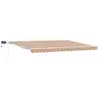 Image de Vidaxl auvent rétractable multicolore 450 × 300 cm tissu et acier