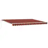 Image de Vidaxl auvent rétractable orange et marron 450 x 350 x 165 cm