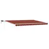 Image de Vidaxl auvent rétractable orange et marron 450 × 350 cm
