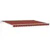 Image de Vidaxl auvent rétractable électrique orange et marron 450 × 350 cm