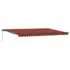 Image de Vidaxl auvent rétractable orange et marron 500 × 300 cm
