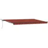Image de Vidaxl tissu de auvent orange et marron 500 × 300 cm polyester