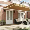 Image de Vidaxl auvent rétractable multicolore 500 × 350 cm tissu