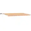 Image de Vidaxl auvent rétractable jaune et orange 600 × 300 cm tissu et acier