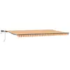 Image de Vidaxl auvent rétractable jaune et orange 600 ×300 cm tissu