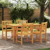 Image de vidaXL Banc extérieur 4 pcs Naturel 56 x 555 x 90 cm 3324846