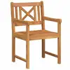 Image de Vidaxl chaise de jardin 4 pcs marron 56 x 56 x 90 cm