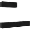 Image de Vidaxl ensemble meuble tv 3 pcs chêne noir bois d'ingénierie