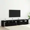 Image de Meuble Tv 2 Pcs Chêne Noir 230 X 36,5 X 40 Cm Bois D'ingénierie Vidaxl
