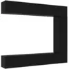 Image de Vidaxl ensemble meuble tv 5 pcs chêne noir bois d'ingénierie
