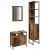 Image de Vidaxl ensemble de mobilier de salle de bain 3 pcs bois ancien