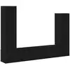 Image de Vidaxl ensemble meuble tv 6 pcs chêne noir bois d'ingénierie