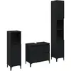 Image de Vidaxl ensemble de mobilier de salle de bain 3 pcs chêne noir