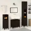 Image de Ensemble De Mobilier De Salle De Bain 3 Pcs Chêne Noir Vidaxl