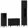Image de Vidaxl ensemble de mobilier de salle de bain 3 pcs chêne noir