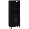 Image de Buffet contemporain en bois dingénierie - vidaXL - Chêne noir - 695x34x180 cm - 2 portes - 120 kg max