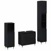 Image de Vidaxl ensemble de mobilier de salle de bain 3 pcs chêne noir