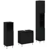 Image de Vidaxl ensemble de mobilier de salle de bain 3 pcs chêne noir