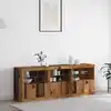 Image de Buffet Led Bois Ancien 181 X 37 X 67 Cm Bois D'ingénierie Vidaxl
