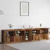 Image de Buffet Led Bois Ancien 283 X 37 X 67 Cm Bois D'ingénierie Vidaxl
