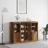 Image de Buffet Led Bois Ancien 142,5 X 37 X 100 Cm Bois D'ingénierie Vidaxl