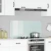 Image de Évier de cuisine blanc 110x50x0 6 cm en verre trempé vidaXL