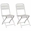 Image de Vidaxl chaise de jardin pliante 2 pcs beige 42 x 52 x 82 cm