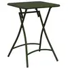 Image de Vidaxl table bistrot vert foncé 55 x 55 x 72,5 cm