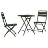 Image de Vidaxl ensemble bistrot 3 pcs vert acier
