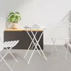 Image de Table bistro - VIDAXL - 42002962 - Pliable - Acier revêtu de poudre - Diamètre 50 cm
