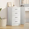 Image de vidaXL Buffet avec tiroir Blanc 40 x 41 x 75 cm Bois dingénierie 865055