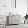 Image de Buffet gris béton Gris béton Mélamine 120 x 41 x 75 cm